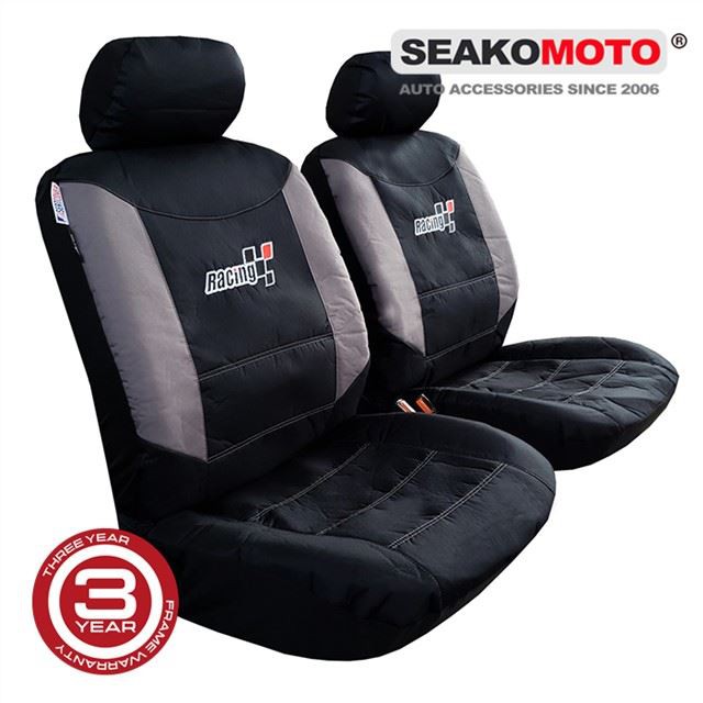Best Canvas Seat Covers Black Grey